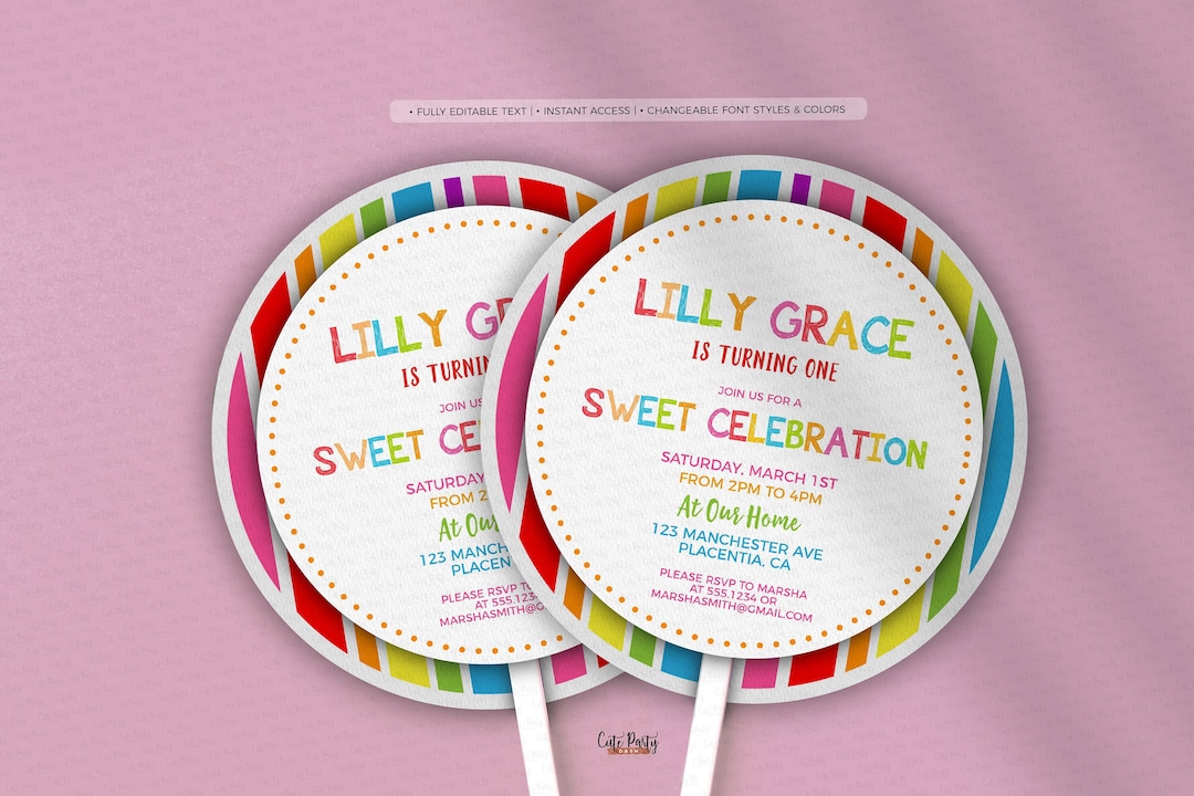 editable-sweet-shop-candyland-birthday-party-lollipop-invitation-instant-download-sweet-shoppe-printable-lollipop-candy-land-invite-513-etsy
