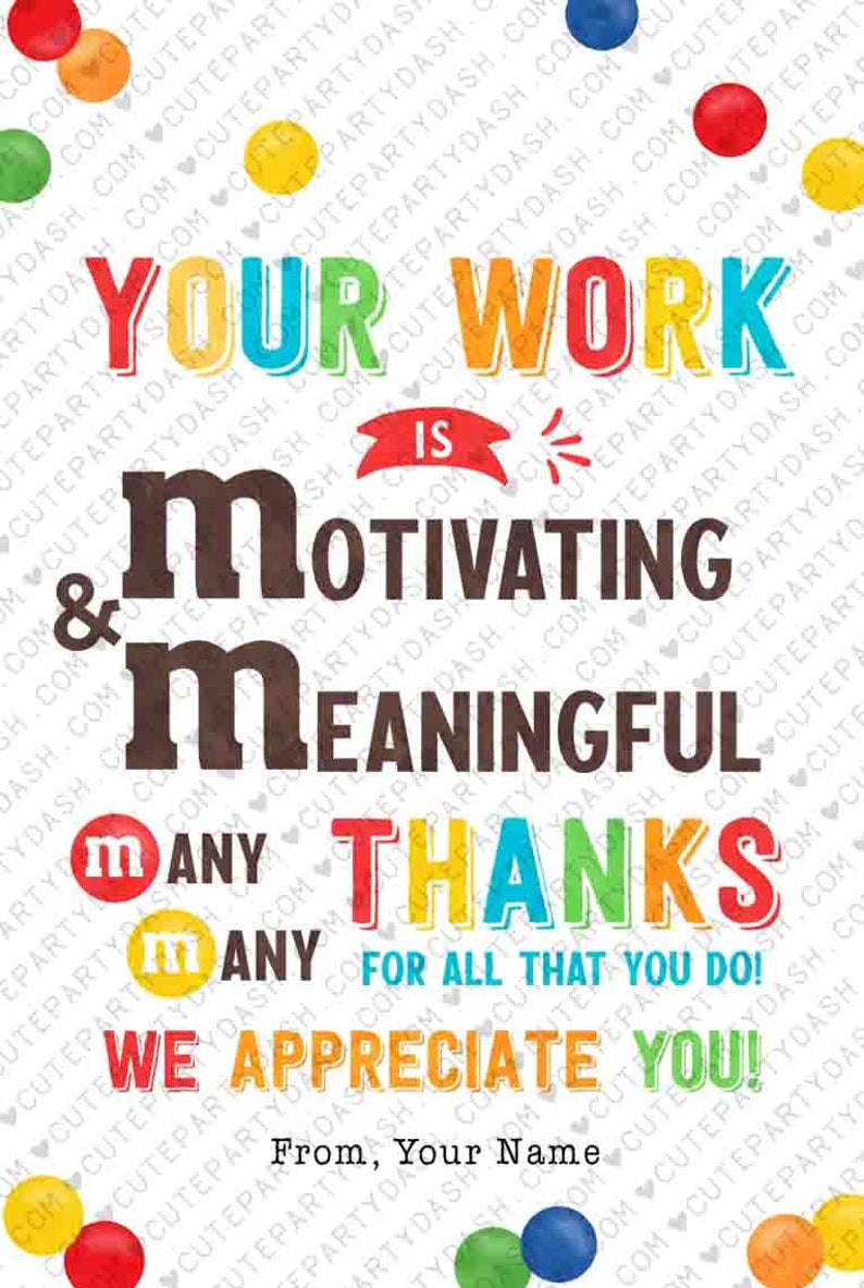 Bewerkbaar cadeaulabel voor personeelswaardering (digitale download) afbeelding 4