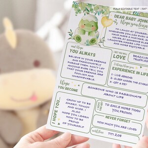 EDITABLE Dinosaur Baby Shower greenery wishes for the baby INSTANT DOWNLOAD
