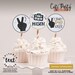 EDITABLE Two Legit To Quit Birthday Party cupcake toppers, Hip Hop printable favors thank you tag round second birthday INSTANT DOWNLOAD 467 