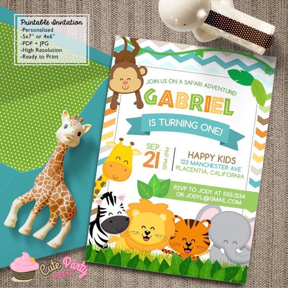 Printable Safari Invitations 10