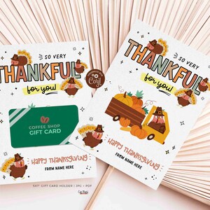 Editable Teacher Thanksgiving Card Printable Gift for Teacher INSTANT ...