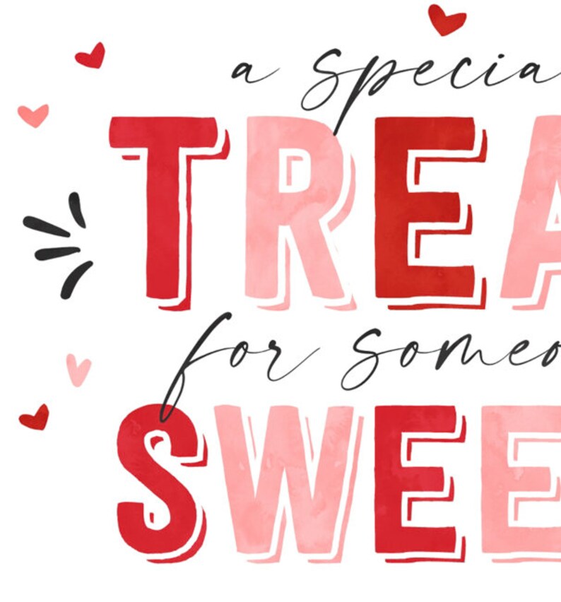 Editable Sweet Treat Valentine Gift Card Holder template, Printable Little Treat Valentine's Day Gift Card holder INSTANT DOWNLOAD, Teacher