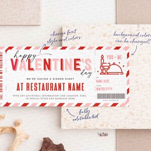 Back to listings
Dinner Night Gift Voucher Certificate, Christmas Gift Surprise Date Night Coupon Template, Editable Dinner Date Coupon INSTANT DOWNLOAD