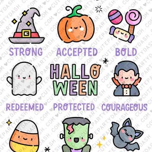 Editable Halloween Christian Gift Tag: Church Treat Tags (Digital Download) image 2