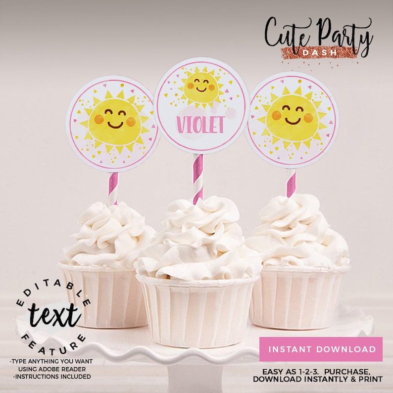 EDITABLE You Are My Sunshine Wall Banner You Are My Sunshine Etsy