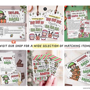 Editable Santa Letter & Nice List Certificate Bundle (Digital Download) imagem 8