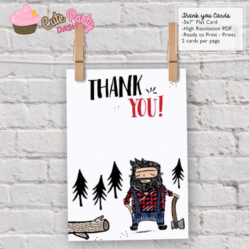 INSTANT DOWNLOAD EDITABLE Lumberjack First Birthday Party | Etsy