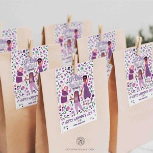 International Women's Day gift Tag Printable INSTANT DOWNLOAD Editable Happy Womens Day Printable Card Gift ideas March 8 cookie tags