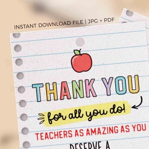 Editable You Deserve a Break kit kat Gift Tag Template, Printable Spring Break Thank You Tags Staff Teacher appreciation week gift