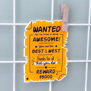Wild West Teacher Appreciation Tag: Editable Thank You (Digital Download) image 4
