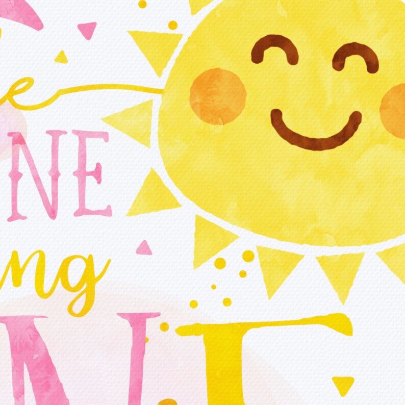 EDITABLE You are my Sunshine Welcome sign, You are my Sunshine centerpiece Party decorations, Sunshine door sign, Instant Download 481 image 7