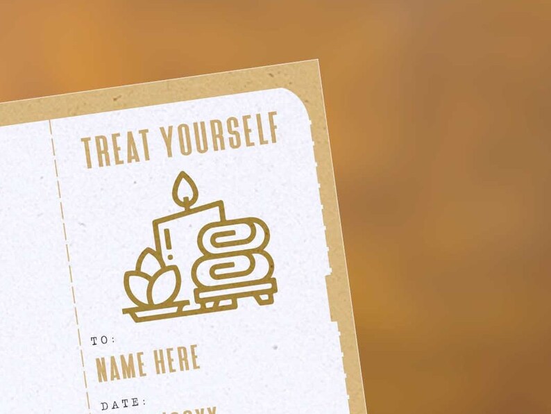 Mother's Day Gift Spa Gift Voucher Certificate, Massage Gift Voucher, Spa Treatment Salon Gift Idea for mom, wife, niece INSTANT DOWNLOAD