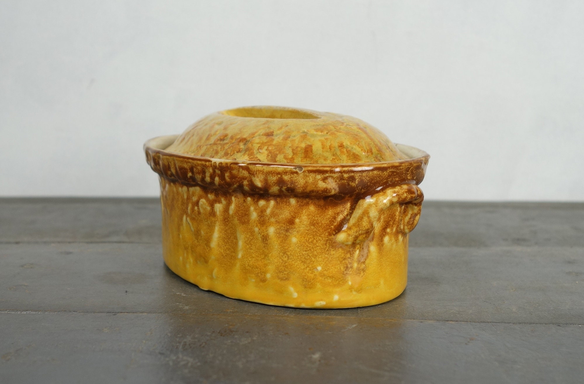 Le Cachet Pâté Terrine Crock Small Size, Late 1800s Made in France