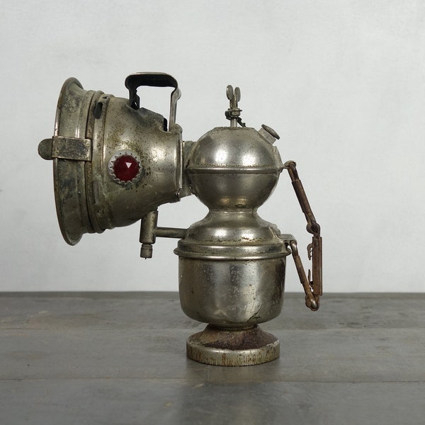 Lampe à Carbure FMC Vintage – Rare Modèle D'occasion