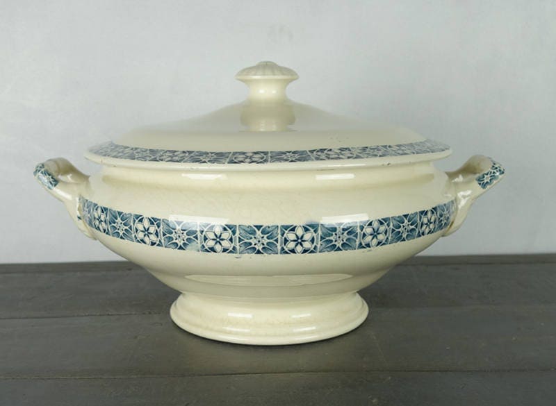 Français Soupe Millésimée Tureen, Pierre de Fer, Longchamp, Vers 1930