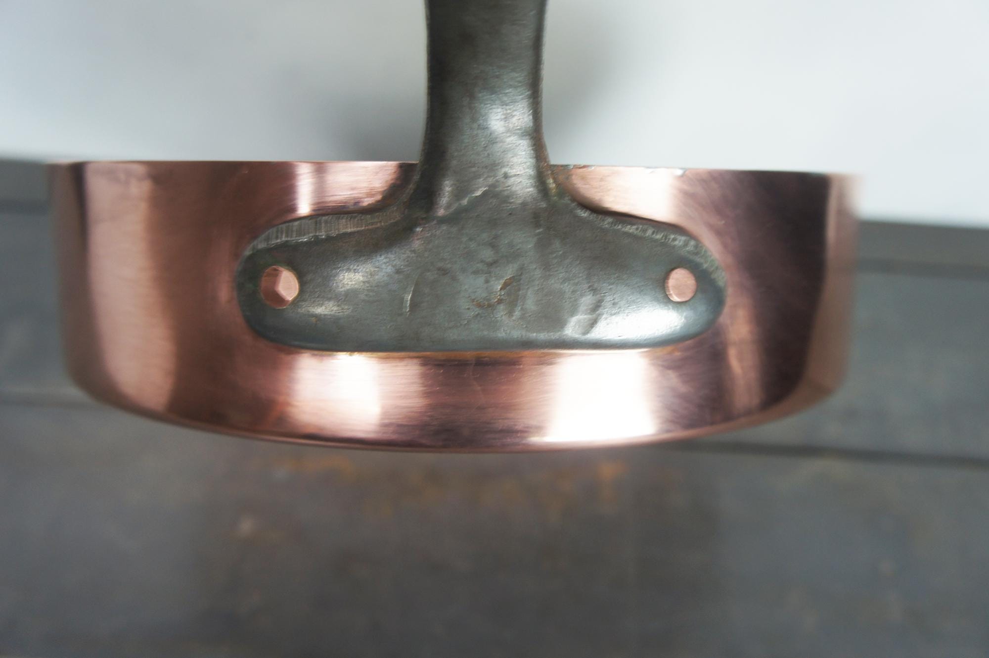 Sauteuse Ancienne En Cuivre Étamé 22 Cm – Restaurée, Très Bon État