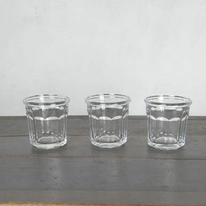 Juego de 3 tarros de mermelada vintage, tarros de cristal transparente, tarro cónico para jalea, tamaño pequeño: 17,5 cl