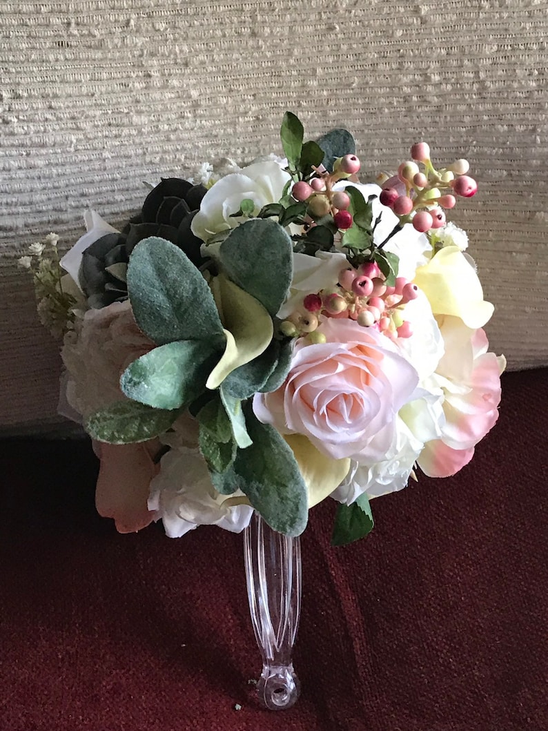 Succulent Highlight Bridal Bouquet