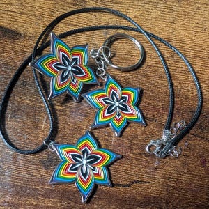 Ally Pride Lily Soft Enamel Pin / Necklace / Patch