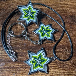 Pin/colar/patch de esmalte macio Aromantic Pride Lily