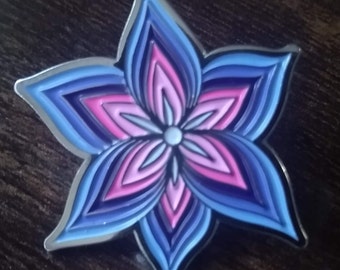 Omnisexual Pride Lily Soft Enamel Pin