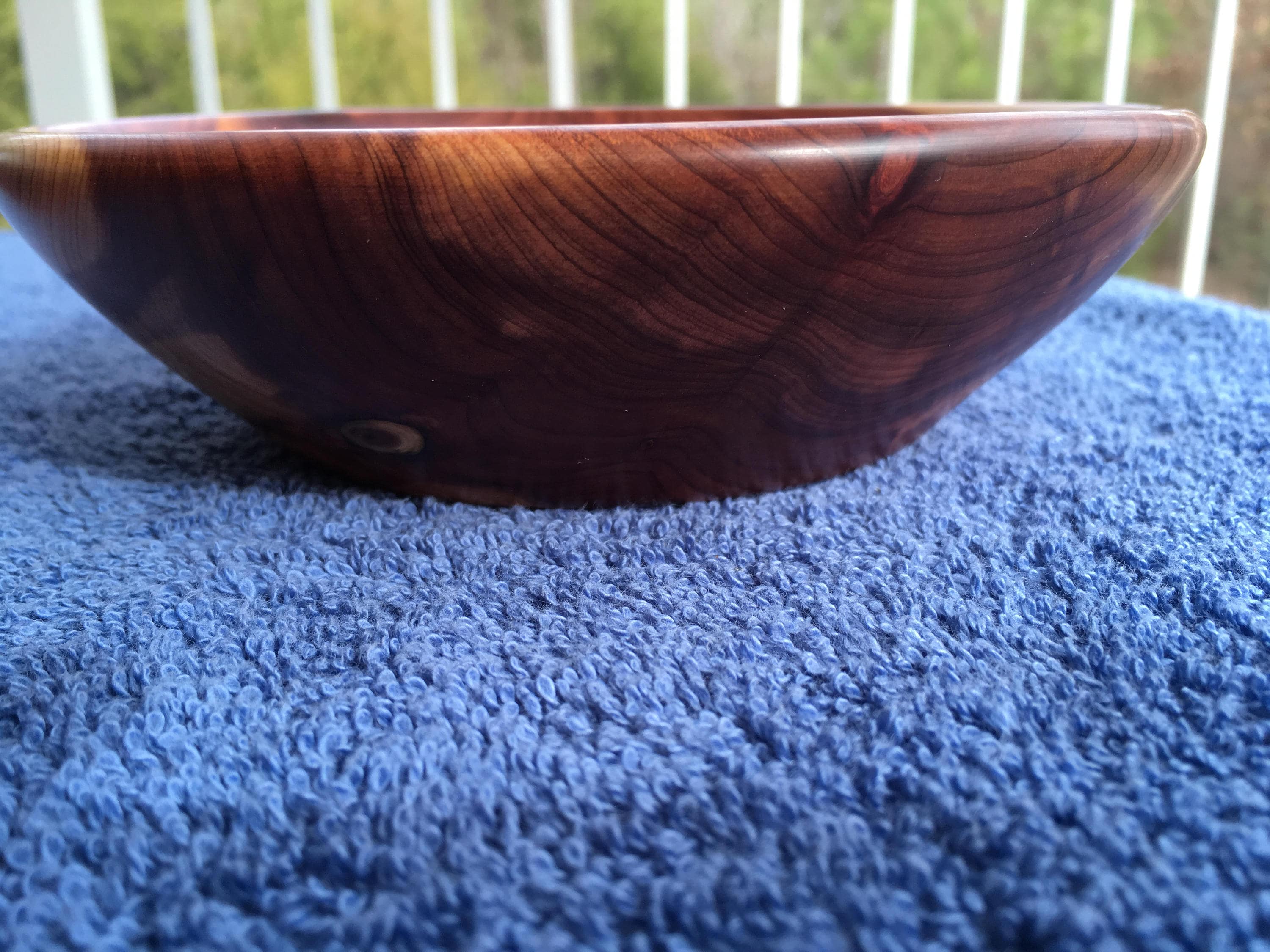 Hand Turned Cedar Bowl FREE SHIPPING