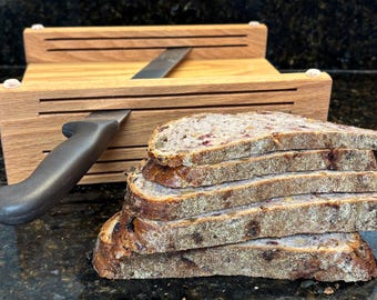 Hand Crafted Slicing Guide Horizontal   MAXI FIVE CUT Slice Thickness 3/8, 1/2, 13/16, 15/16 and 1 3/8 -inch  Max Loaf Width 5 1/2-inches