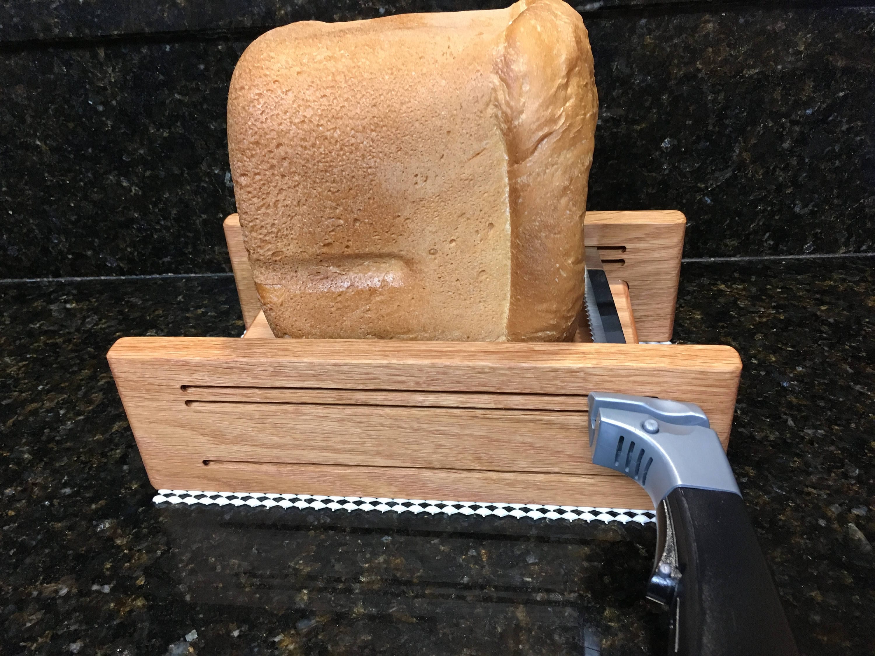 Loaf Width 5 1/2 Slice Thickness 1/4 1/2 3/4 Oak Horizontal Bread