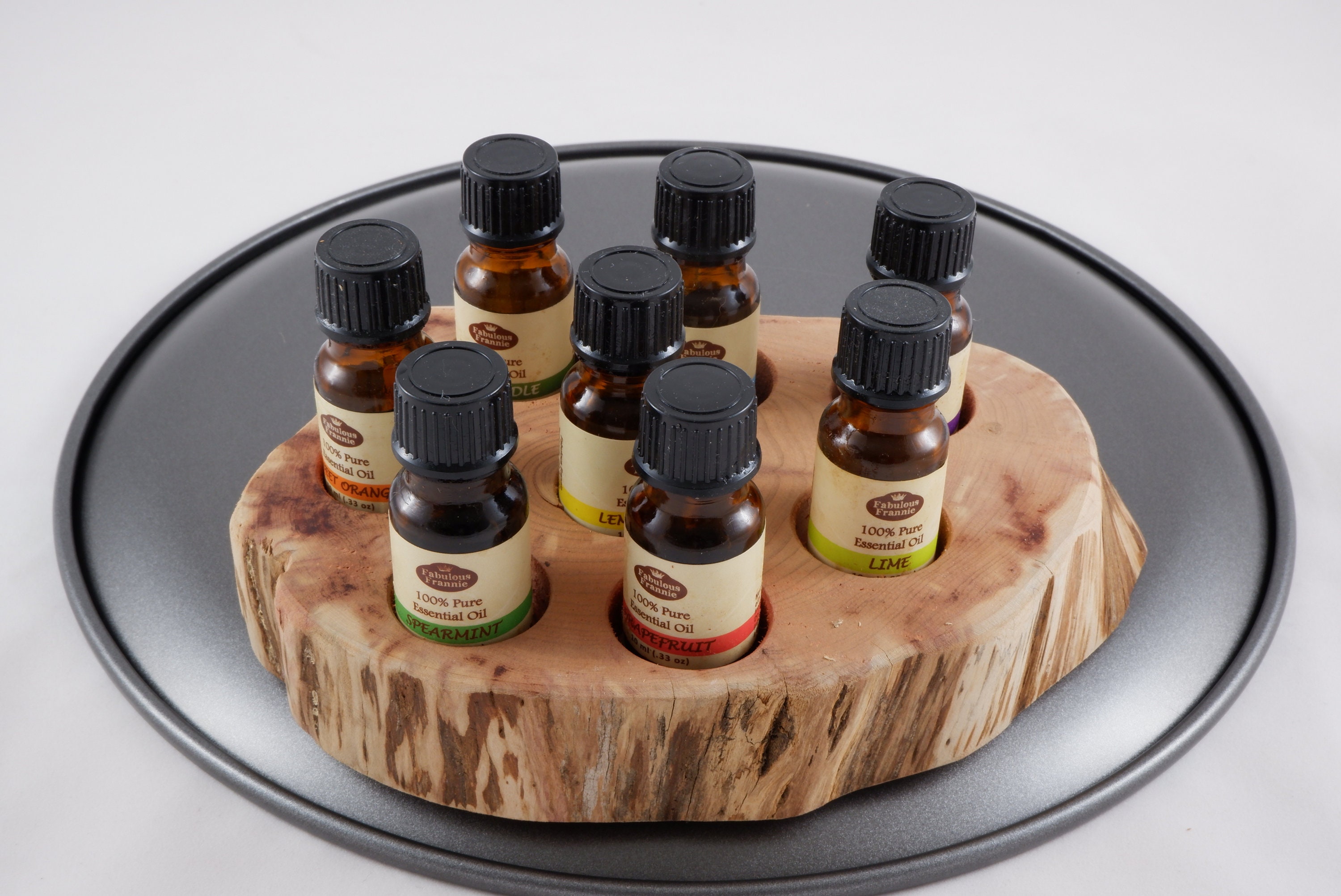 Essential Oil Holder Display Stand in its Natural State No Finish