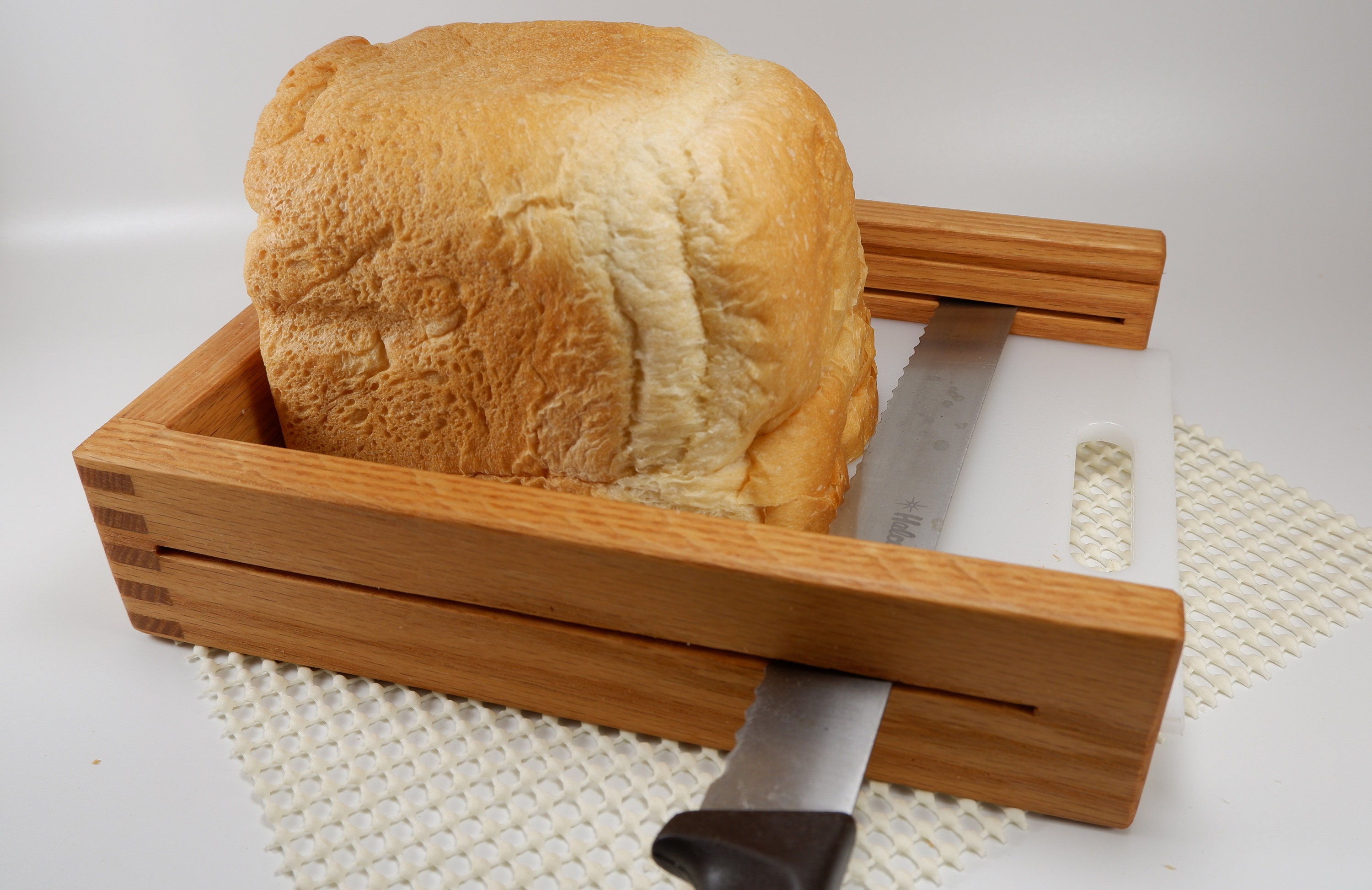 Adjustable Open Box Bread Slicing Guide 7 Loaf Width 3/8 1/2 7/8