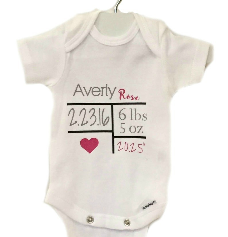 Birth Announcement Onesie