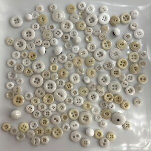 3oz Christmas Green & White Big Bag of Buttons - Buttons - Sewing Supplies