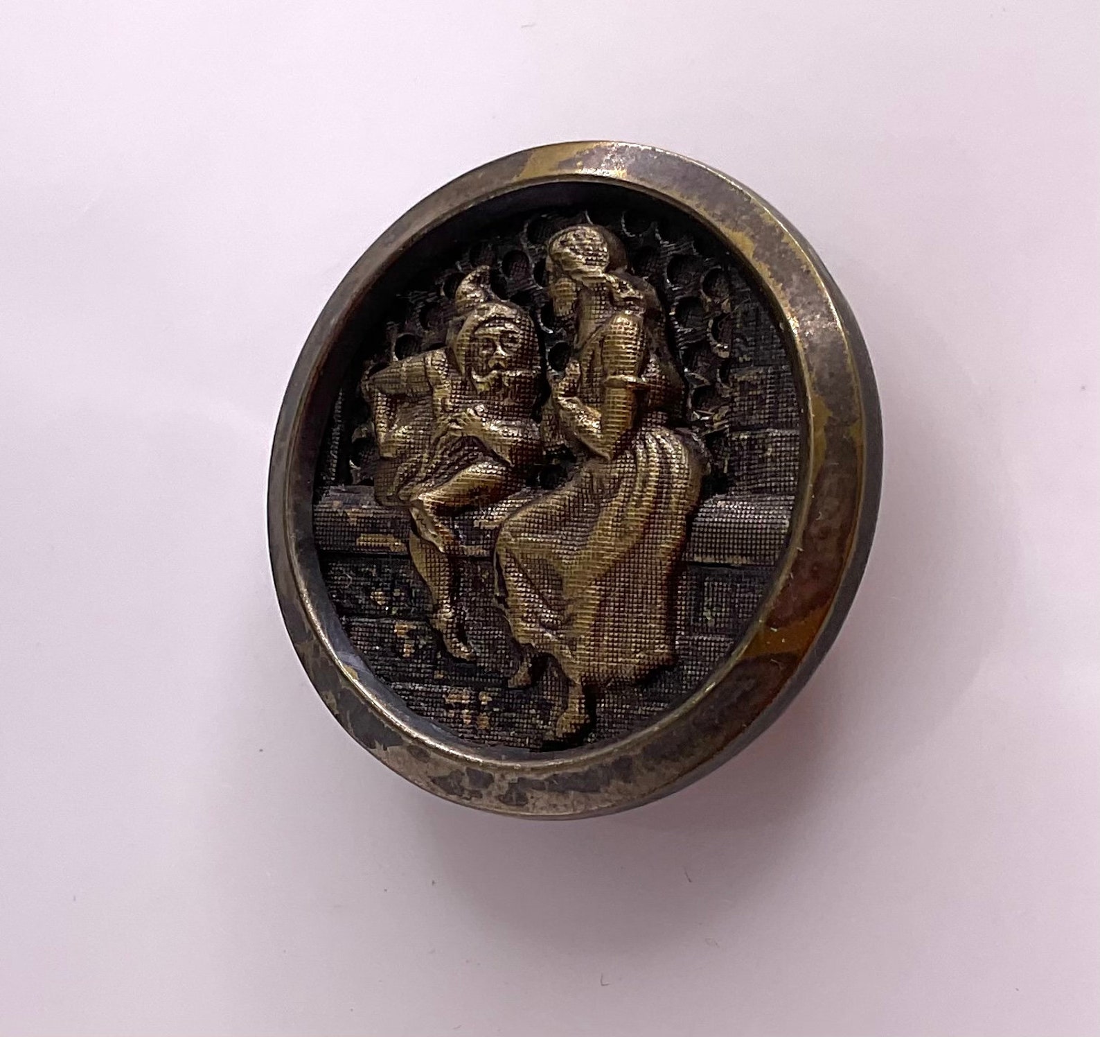 Rumpelstiltskin Princess Gnome Fairy Tale Antique Metal Etsy