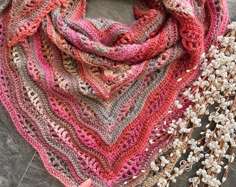 Hand knitted PREORDER Victorian Shawl Scarf Wrap