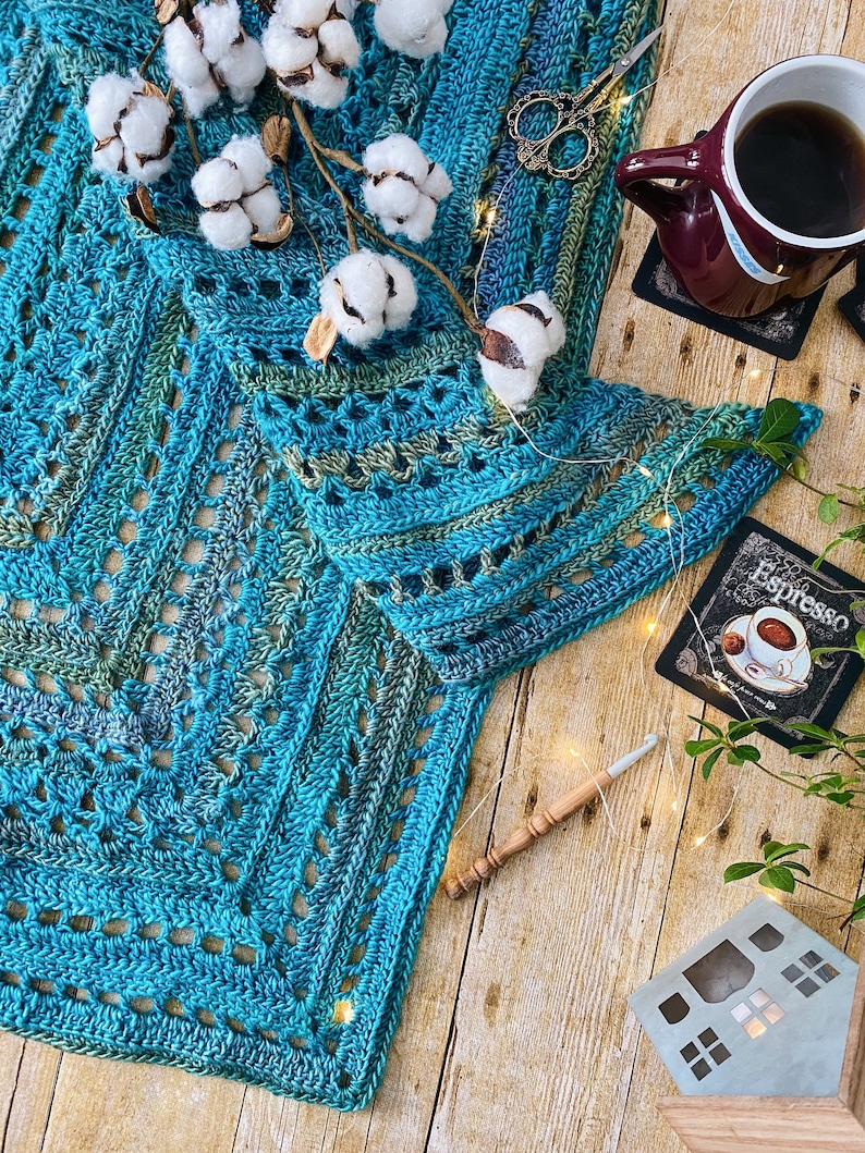 PATTERN Harmony Crochet Shawl zdjęcie 1