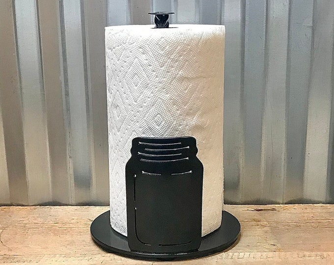 Canning  Jar Paper Towel Holder