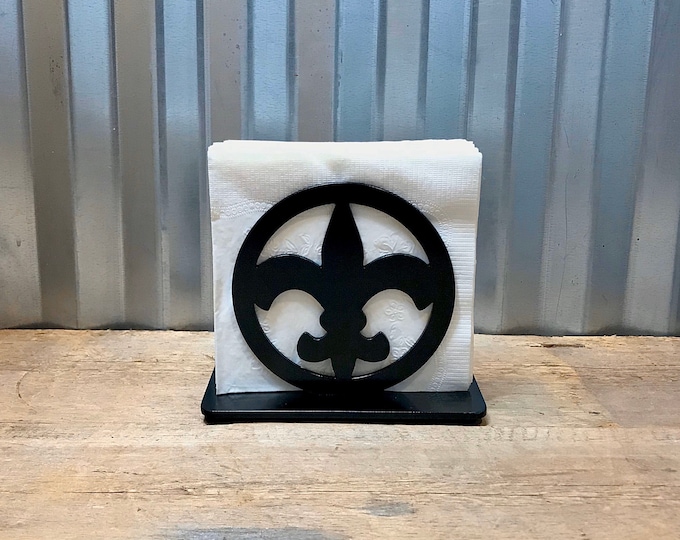 Fluir De Lis Napkin Holder