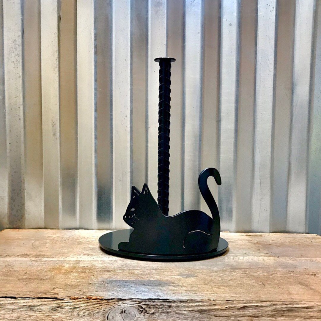 Cat Paper Towel Holder Etsy