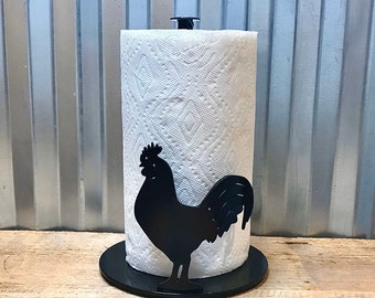 Rooster Paper Towel Holder