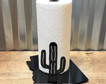 Arizona Paper Towel Holder with Cactus