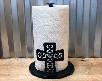 Cross Paper Towel Holder