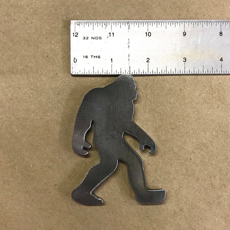 Bigfoot Sasquatch Metal Cutouts 3 Pack Etsy