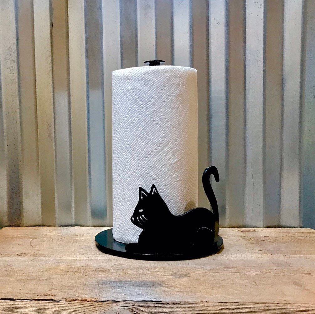 Black Paper Towel Holder