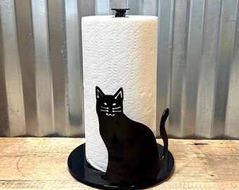 Cat Sitting Paper Towel Holder