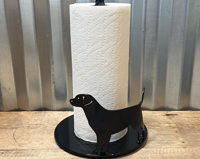 Lab - Labrador Paper Towel Holder