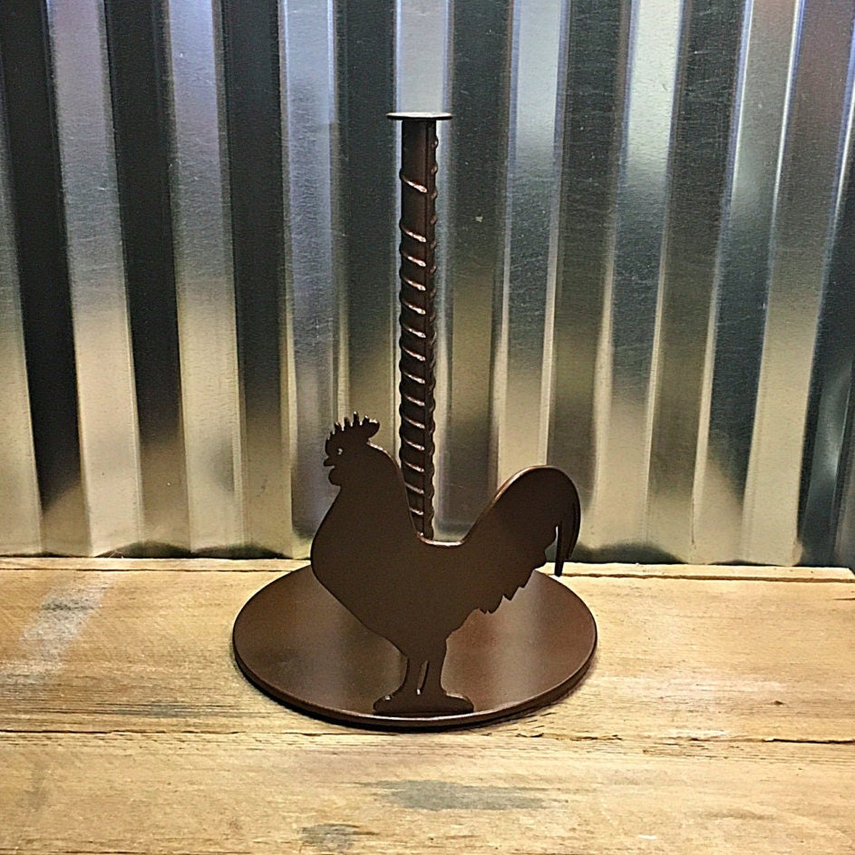 Rooster Paper Towel Holder