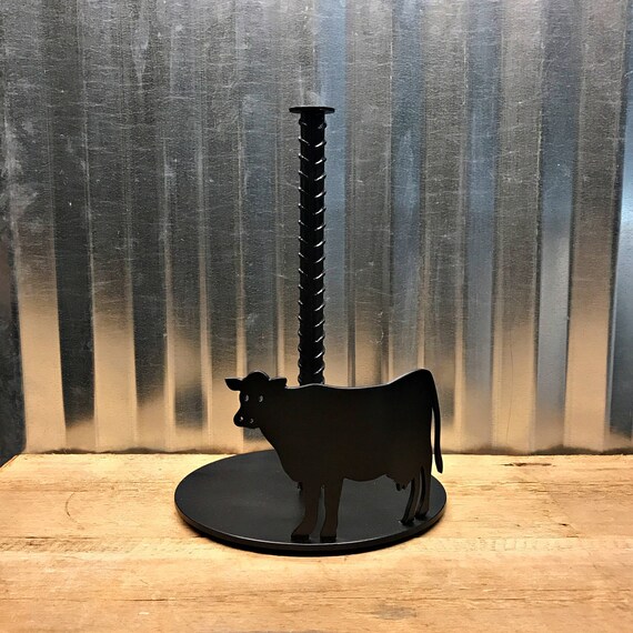 Items similar to Cow Paper Towel Holder on Etsy