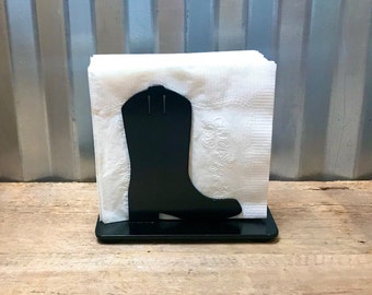 Cowboy Boot Napkin Holder