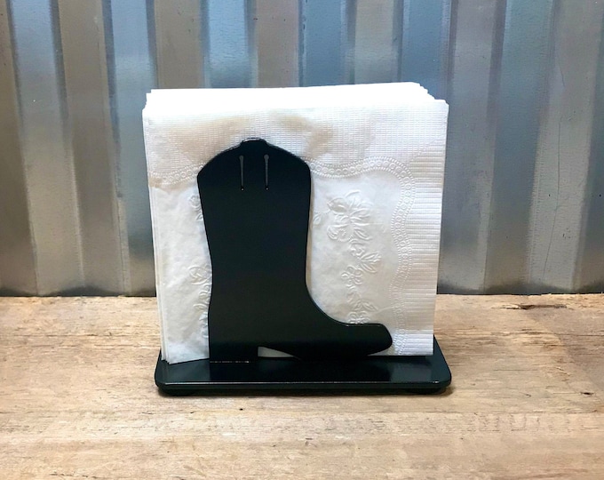 Cowboy Boot Napkin Holder